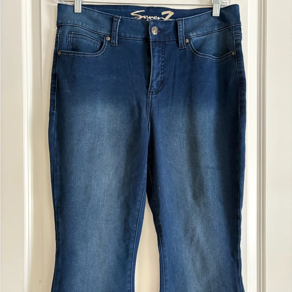 Seven 7 Rodeo Mid Ride Flare Jeans
